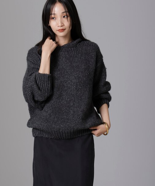 TRICOTS JEAN MARC／別注 ニットフーディー