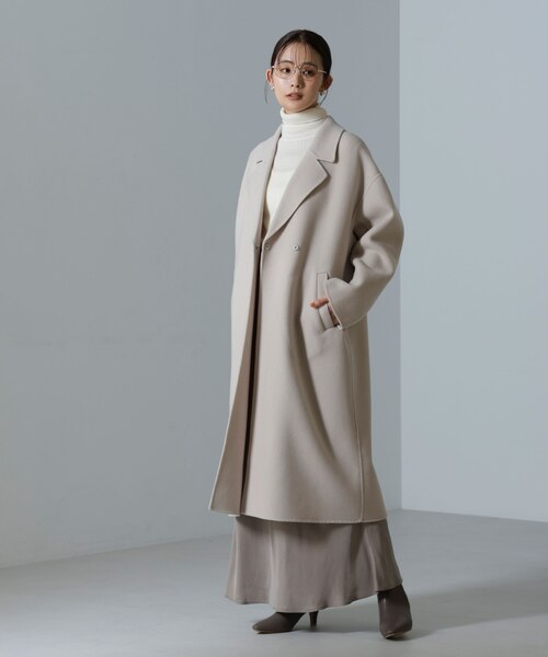 PURE LAMBS リバーロングコート｜ナノ・ユニバースの通販｜&mall