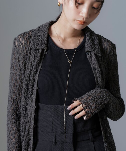 2リングラリエットネックレス