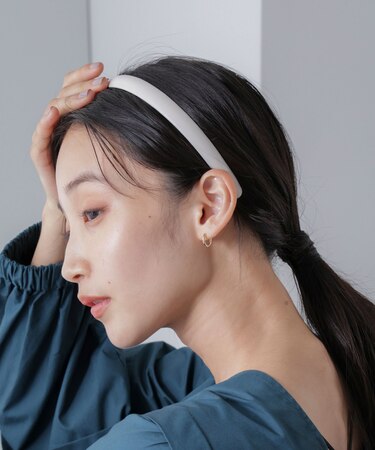 フェイクレザーカチューシャ