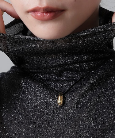 PHILIPPE AUDIBERT／Marta cord necklace ゴールド