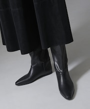 ルーズシルエットロングブーツ