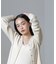 CICA＆UVカット加工Vネックリブカーディガン