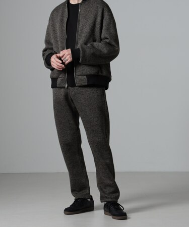 ニットフリースイージーパンツ(セットアップ可)