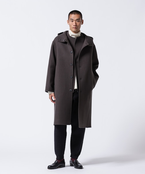 ｢ASSEMBLANC｣ダブルフェイスリバーフードコート