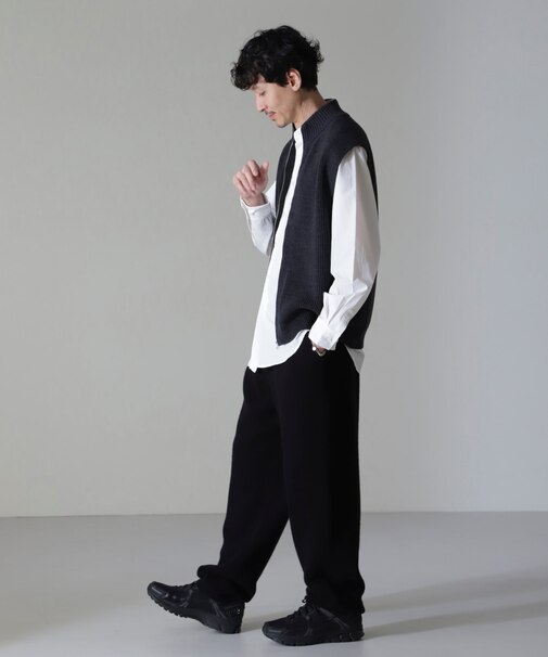 AQUA ウールカシミヤニットパンツ