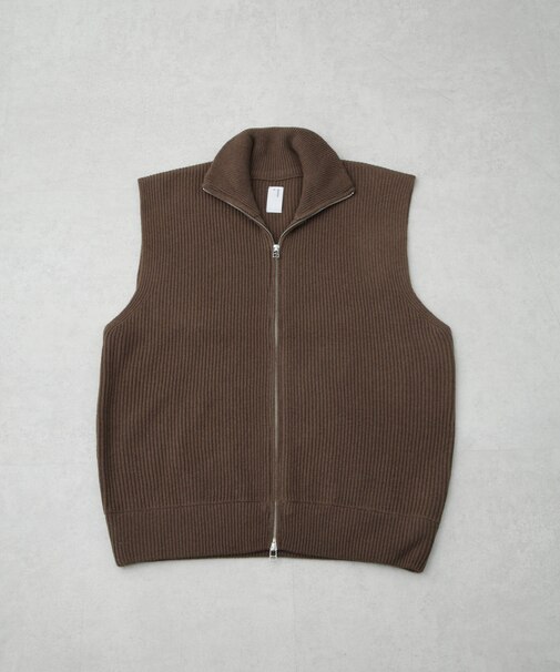 benine 9／エクストラファインメリノ ドライバーズニットベスト