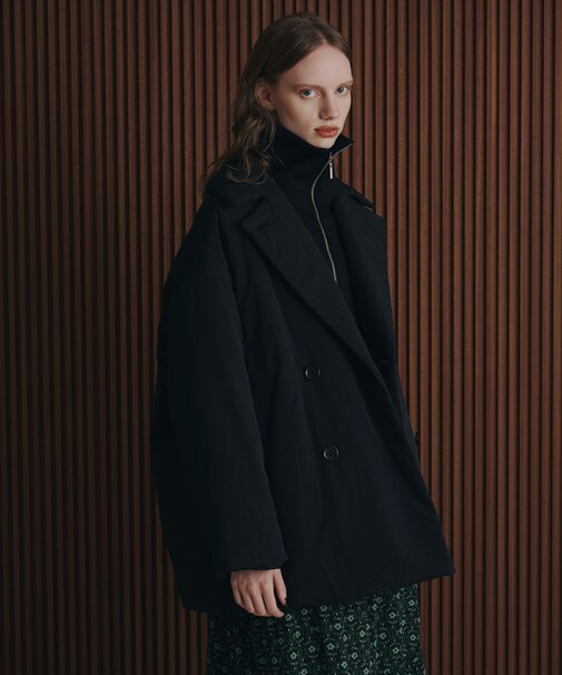 ETHERMALOFT(R)中綿ミドル丈タブルコート