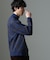 WEB限定／ダイヤ柄ハイネックニット