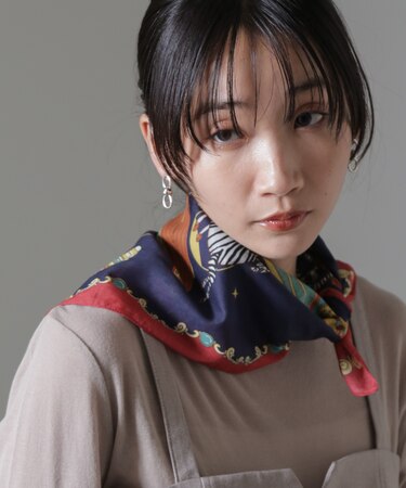 コットンプリントハンカチ