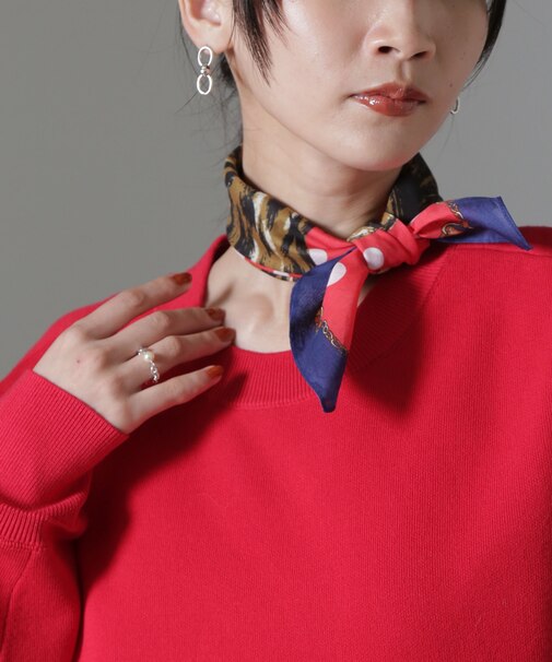 コットンプリントハンカチ