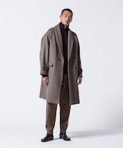 ｢ASSEMBLANC｣シルクブレンドダブルクロスショールカラーコート