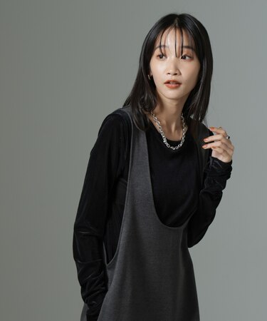 シアーベロアロングTシャツ