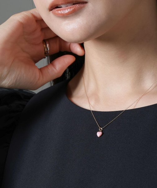 ハートストーンネックレス