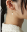 ハートストーンピアス