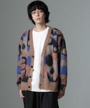 「着るアート」YUTAKA KAWAI モヘヤミックスカーディガン