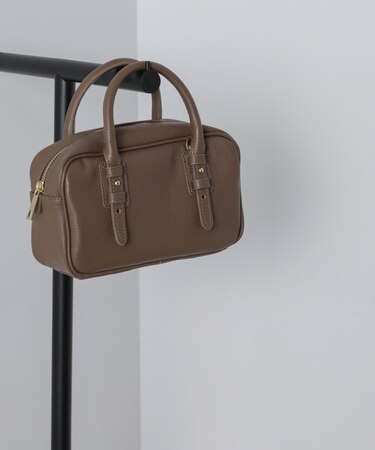 MARCO BIANCHINI／2WAY レザーミニボストンバッグ