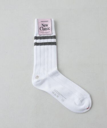 MARCOMONDE／gritter line ribbed socks