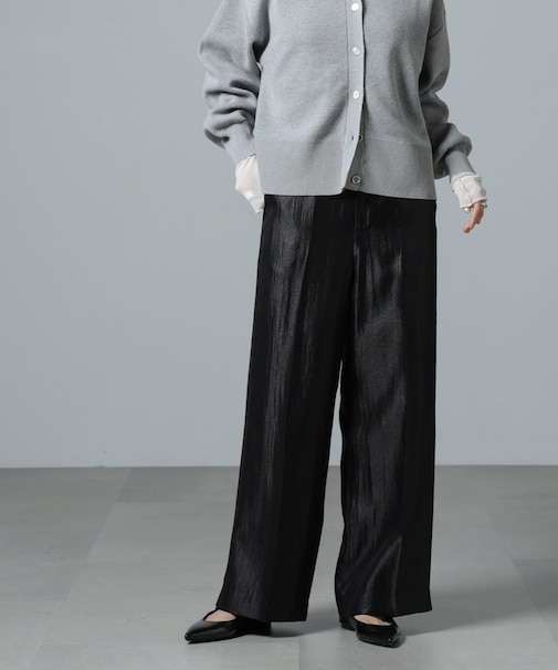 シャイニーサテンイージーパンツ