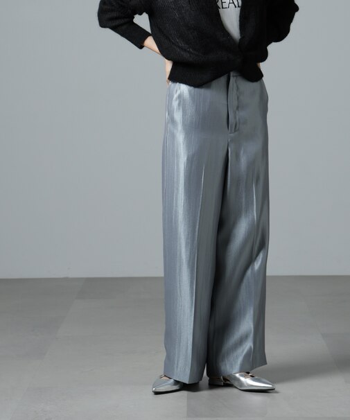 シャイニーサテンイージーパンツ