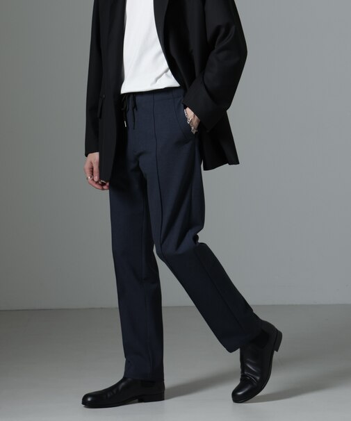 サイドリブストレッチイージーパンツ