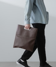 WEB限定／シンセティックレザー2WAYクラッチバッグ