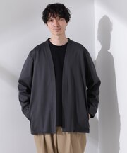 ダブルジャージー着流しカーディガン