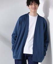 ダブルジャージー着流しカーディガン