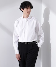 ｢N shirt｣Anti Soaked(R) 汗染み防止ホリゾンタルカラーシャツ長袖