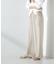 サイドリボンイージーワイドパンツ