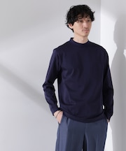 アンチスメルモックネックTシャツ 長袖