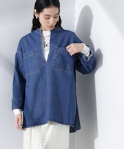デニムポケットプルオーバー（セットアップ可）