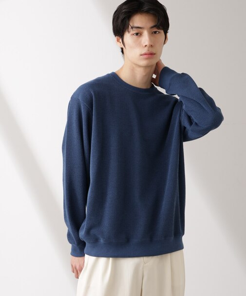 テックワッフルクルーネックTシャツ