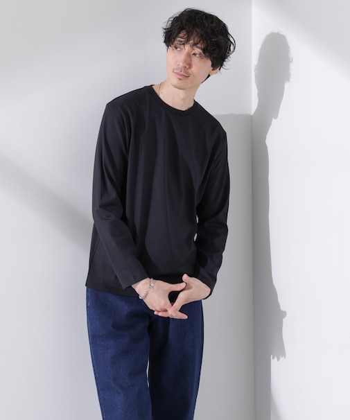 Anti Soaked(R)汗染み防止 クルーネックTシャツ 長袖