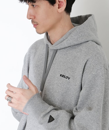 「KELTY×NANO universe」ミニロゴスウェットパーカー