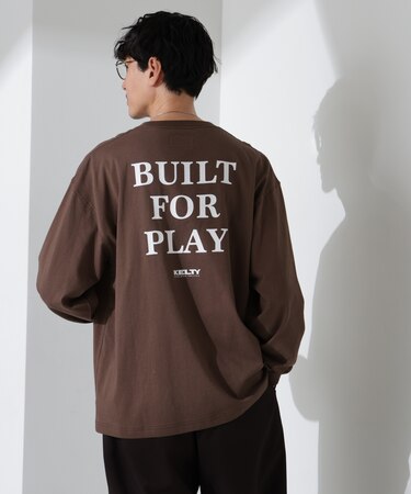 「KELTY×NANO universe」USAコットン天竺Tシャツ長袖