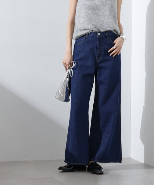 ワイドデニムパンツ（セットアップ可）