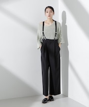 サスペンダー付きサロペット