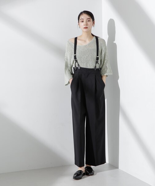 サスペンダー付きサロペット