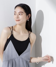 カップ付きバッククロスキャミソール