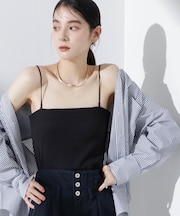 カップ付き2wayキャミベアトップ