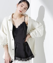 アシンメトリーレースミニワンピース