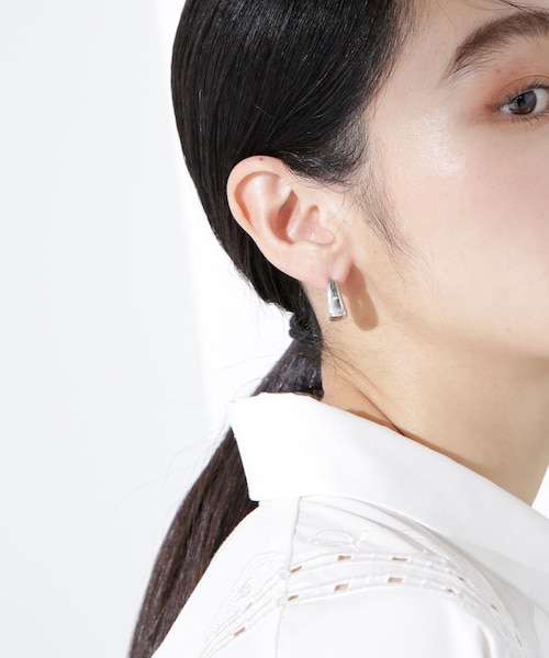 [ セカンドピアス] Ptミッキーマウス　アクアマリンハーフセカンドピアス TAKE-UP ONLINE SHOP/テイクアップ公式オンラインショップ / 【 Solo