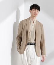 「N JACKET PREMIUM」強撚ピケストレッチジャケット(セットアップ可)