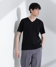 アンチスメル VネックTシャツ 半袖