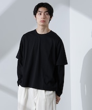 WEB限定／フェイクレイヤードTシャツ 長袖
