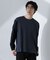 2トーンシルケットTシャツ 長袖