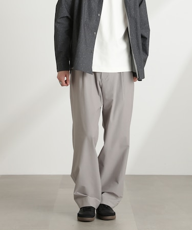 ストレッチワイドイージーパンツ(セットアップ可)