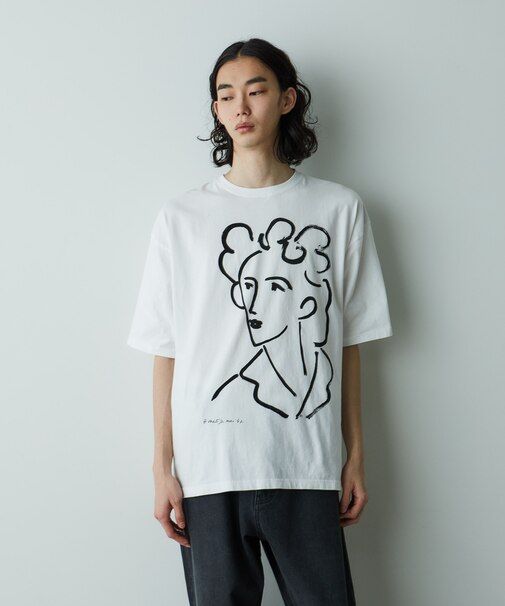 「HOTEL PALACE」オテルパラス アンリマティス アートグラフィックTシャツB