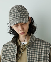 ｢HOTEL PALACE｣ オテルパラス デジタルプリントチェックキャップ